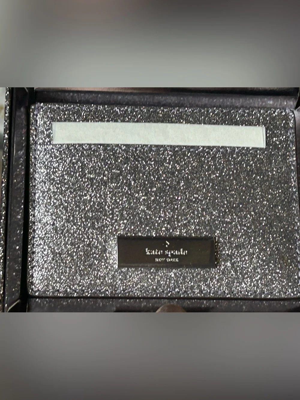 Kate Spade New York Kenzie Boxed Glitter Small Slim Cardholder